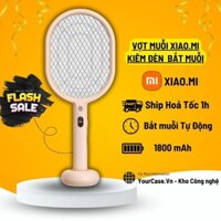 Vợt Muỗi Kiêm Đèn Bắt Muỗi Tự Động XIAOMI, Vợt Bắt Muỗi Có Đèn, Màn LED Báo Dung Lượng Pin, Đèn Bắt Muỗi An Toàn