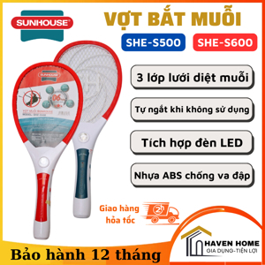 Vợt muỗi Sunhouse SHE-S600