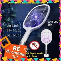 Vợt Muỗi Thông Minh 3 IN1 Tự Động Diệt Muỗi Sạc Tích Điện Để bàn Pin cao cấp -Bảo hành 1 đổi 1