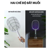 Vợt Muỗi Thông Minh Kèm Đèn Bắt Muỗi Thế Hệ 2023