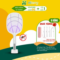 Vợt Muỗi Thông Minh Kiêm Đèn Bắt Muỗi Hiterry Nhựa ABS An Toàn Thiết Kế Mới Pin Sạc Cao Cấp 1200 mah Bảo Hành 12 Tháng