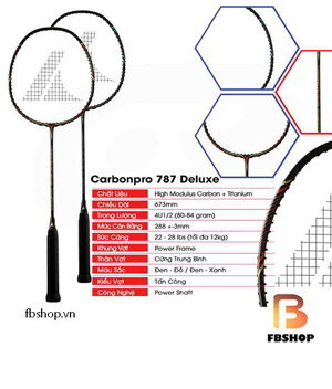 Vợt Pro Kennex Carbonpro 787 Deluxe
