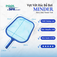 Vợt rác dọn bể lưới nông, vệ sinh mặt hồ, Thiết bị vệ sinh bể bơi, dụng cụ vớt rác hồ cá