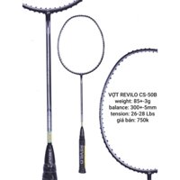Vợt Revilo Cacbon Speed CS50 ( Tặng cước, cuốn cán, túi vợt) phù hợp với người mới chơi, chơi phong trào
