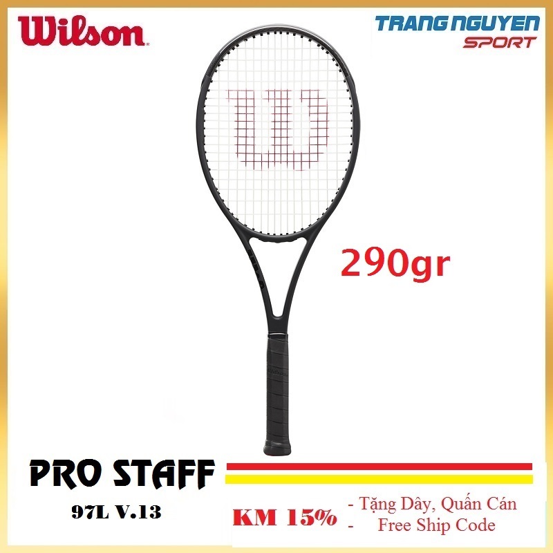 Vợt tennis Wilson Pro Staff 97L V13 (290GR) -WR043911U