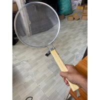 Vợt Tròn lưới inox cán gổ