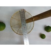 vợt trụng xương, trụng mì ,trụng hủ tiếu hình trụ thau vàng
