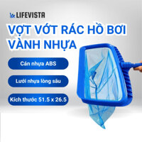 Vợt Vớt Rác Hồ Bơi, Vợt Vớt Lá Cây Lưới Sâu Lòng Vành Nhựa, Vợt Rác Nhẹ Bền PLS01, Dụng Cụ Dọn Rác Bể Bơi Tiện Lợi