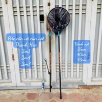 Vợt xúc cá carbon Thanh Hoa size 2m1 - 2m4 sale giá rẻ - Vợt carbon Thanh Hoa kèm vành