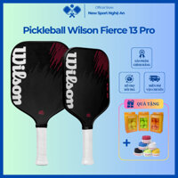 (Voucher 200K) Vợt Pickleball Wilson Fierce Pro 13 WR160211U2 tặng bóng Pickleball trị giá 140K