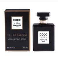 Voucher 70K Nước Hoa COOC EAU DE PARFUM ( Hương Nước Hoa Pháp ) Chai Thủy Tinh 50 ML Màu Đen Sang Trọng - Free Ship