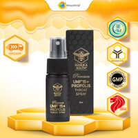 Voucher 95k Xịt Họng Keo Ong Manuka Propolis UMF15 Throat Spray 30ml Tăng Cường Hệ Miễn Dịch Mùa Cảm Lạnh Cảm Cúm