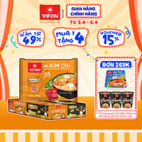 [VOUCHER đến 80K]-Thùng 20 gói mì xuất khẩu Lẩu thái/ kim chi VIFON 80gr/gói