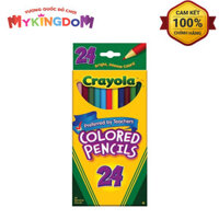 [VOUCHER GIẢM THÊM 10%]MY KINGDOM - Bút Chì 24 Màu Dạng Dài Crayola 684024