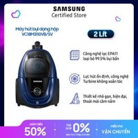 [Voucher Upto 1triệu] Máy hút bụi Samsung dạng hộp VC18M3110VB | 1800W | 2lít | Turbine Không Xoắn Tóc | Dễ Dàng Tháo Lắp | Hàng chính hãng