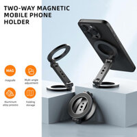 Vrig MG-26 Giá đỡ điện thoại từ tính kép có thể gập lại Giá đỡ điện thoại di động đa chức năng có thể gập lại với giá đỡ chân máy giày lạnh 1 / 4 "