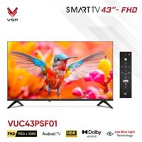 VSP Android Tivi VUC43PSF01 (43inch / FHD / 60Hz / A53 4Core / 1GB+8GB / DVB-T/T2/C)