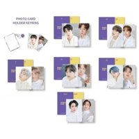 VStore [HÀNG CÓ SẴN] BTS BANGBANGCON PHOTO CARD HOLDER KEYRING - ĐỰNG CARD KÈM 2 CARDS