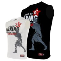 Vszap Quyền Anh Chiến Đấu Không Tay Áo Thun Nam UFC Chiến Đấu Thể Thao MMA Muay Thái Thể Dục Phù Hợp Với Huấn Luyện Võ Thuật Phong Cách