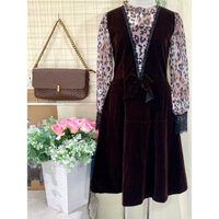 (VT) Đầm Đi Tiệc, Váy Đi Tiệc Da Beo Voan Phối , Đầm Dự Tiệc, Váy Dự Tiệc