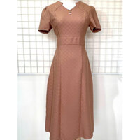 (VT) Đầm Trung Niên Dáng Dài Cao Cấp Vải Voan Tay Lỡ Đi Làm Đi Chơi Đi Tiệc Đa Dụng Cho Các Quý Bà LT688 MÂY SHOP