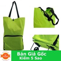 [VT] Xe kéo đi chợ dạng túi dài có bánh xe với thiết kế tiện lợi, giỏ chứa đồ rộng rãi dễ dàng di chuyển ZP50510