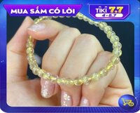 VT189 Vòng tay Thạch anh tóc vàng hạt 5mm