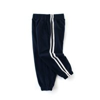 VT9 Quần thun bé trai 27KIDS quần dài cho bé họa tiết thể thao chất cotton hàng xuất Âu Mỹ 4 2