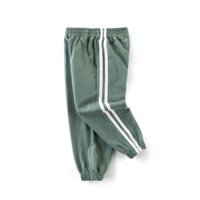 VT9 Quần thun bé trai 27KIDS quần dài cho bé họa tiết thể thao chất cotton hàng xuất Âu Mỹ 4 2