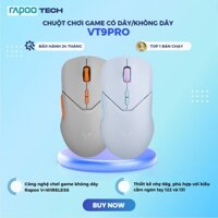 VT9PRO Chuột Chơi Game Có Dây/Không Dây/CHUỘT GAMING RAPPO CHÍNH HÃNG,CHUỘT CHƠI GAME FPS