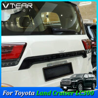 Vtear Cho Xe Toyota Land Cruiser LC300 2022 2023 2024 Cửa Sau Ô Tô Dải Trang Trí Hành Lý Tay Nắm Cửa Bao Nhựa Mạ Chrome Ô Tô Sửa Đổi Ngoại Thất Phần