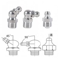 Vú Bơm Mỡ M6, M8, M10 Inox 304