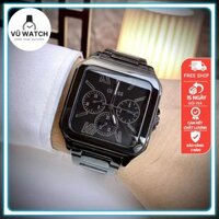 Vũ Watch HCM - Đồng Hồ Nam Dây Thép Guess GW0631G2,Size:42mm,Mặt Vuông Vô Cùng Nam Tính,Sang Trọng