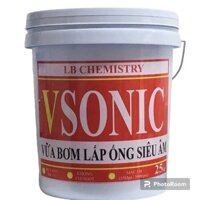 VỮA BƠM LẤP ỐNG SIÊU ÂM CỌC KHOAN NHỒI (VSONIC-25kg)