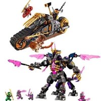 Vua của Crystal robot đồ chơi trẻ em lắp ráp Mô hình Khối xây dựng Tương thích với lego Ninjago