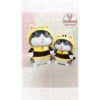 VUA MÈO COSPLAY CHỊ ONG VÀNG, gấu nhồi bông cao cấp, chất vải co giãn miniso, Mèo bông cục súc.[Quận Gấu]