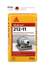 Vữa rót gốc xi măng Sika Grout 212-11 DEEP30 www.yeuhangduc.vn sẵn sàng cho bạn