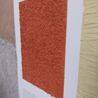 Vữa sơn gai hiệu ứng vân hoa thi công phun, lu lăn, bay răng cưa, bàn cào 5