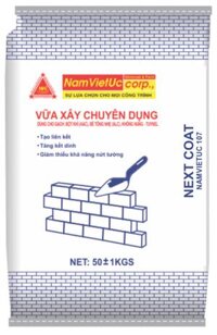 Vữa Xây(trát) NAMVIETUC 107 (dùng cho gạch Tuynel Mac 50)
