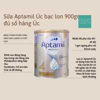 (Vui lòng đặt đơn dưới 4 lon) Sữa Aptamil Úc Profutura hương vị thơm ngon đủ số lon 900gr