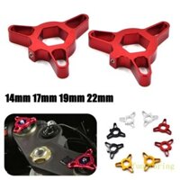 Vui VẺ 14mm 17mm 19mm 22mm Đa Năng Đua Xe Máy Trước Dĩa Preload Bộ Điều Chỉnh Hợp Kim Nhôm Phụ Kiện