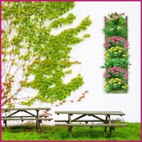 Vườn Treo Tường 6 Túi Treo Tường Trồng Cây Giá Đỡ Chống Thấm Nước Ban Công Trang Trí Hoa Trồng Túi shopidaevn