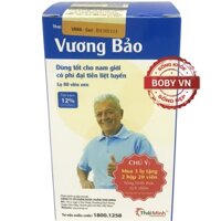Vương Bảo - Hộp 80 viên (Chính hãng ) - Dùng cho nam giới phì đại tiền liệt tuyến