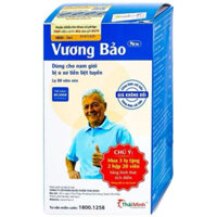 VƯƠNG BẢO- Hộp 80 viên- Dùng cho nam giới bị u sơ tiền liệt tuyến. Hàng chính hãng.