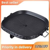 Vuông Chống Dính Hàn Quốc Nướng Chảo Thịt Nướng Di Động Tấm Nóng Đá Lớp Phủ Hộ Gia Đình Ngoài Trời Khay Nướng Bánh