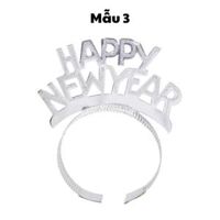 Vương miện và nón giấy Happy New Year nhiều mẫu ptk40 - Mẫu 3