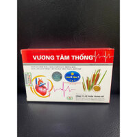 Vương Tâm Thống giúp giảm nguy cơ khó thở, loạn nhịp, tai biến mạch máu, suy tim ở người hẹp, hở van tim Hộp 30 Viên