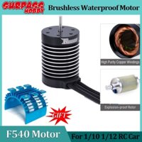 Vượt qua sở thích Rocket F540 Động cơ không chổi than chống nước cho xe RC 1 / 10 1 / 12 trên đường Wltoys 12428 Trục HSP WPL Phụ kiện xe hơi