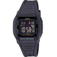 W-201-1BVDF | Đồng Hồ Casio | Dây Nhựa | Pin 10 Năm | Chống Nước WR50M