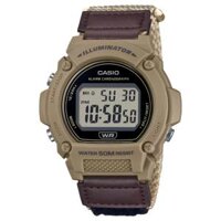 W-219HB-5AVDF | Đồng Hồ CASIO | Nam | Dây Vải | Pin 7 Năm | Chống Nước WR50M